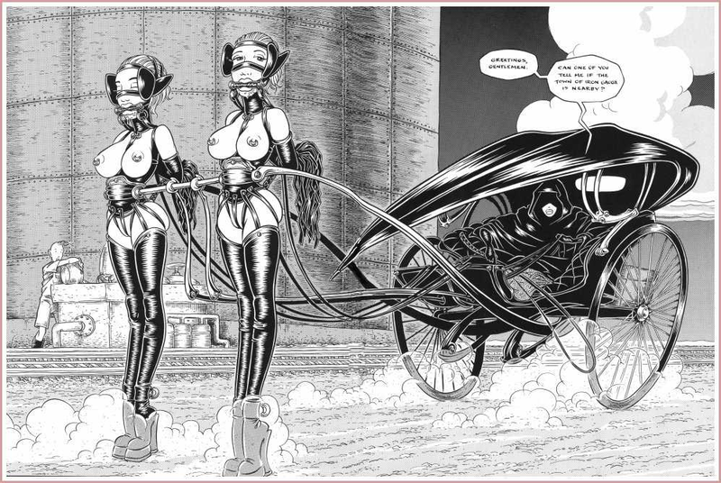 Illustration for article titled The Naughtiest Dystopian Fetish Comics (NSFW)